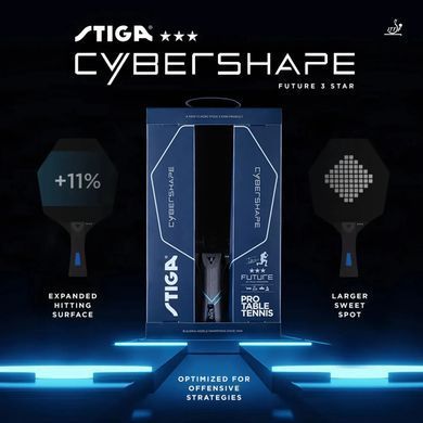 Ракетка для настольного тенниса Stiga Cybershape Future 3 Star FL (1213-0304-35) Stiga_931284 фото