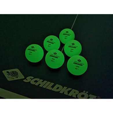 Мячи Donic Glow in the dark 40+ green Glow in the dark 40+ фото