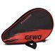 Чохол для ракетки Gewo Round Cover Wave з відділенням для м'ячів Black/Red (109679130) Gewo_931256 фото 1
