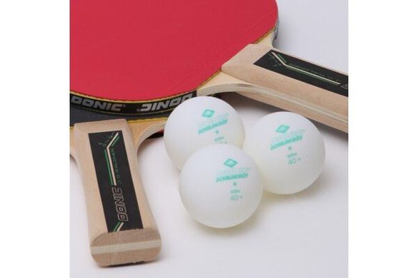 Набор для настольного тенниса Donic Level 400 MT-788492 Waldner (2 ракетки, 3 мяча) 783-05 фото