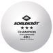 Мячи Donic Champion 40+ 3* white поштучно Champion 40+ 3* фото 1