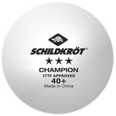 М'ячі Donic Champion 40+ 3* 3шт white 608540 608540 фото