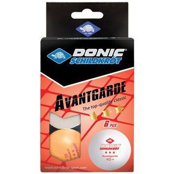 М'ячі Donic Advantgarde 3* 40+ 6шт orange Advantgarde 3* 40+ фото