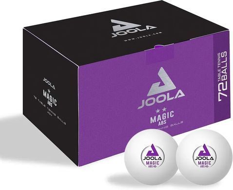 М'ячі для настільного тенісу Joola Magic ABS 40+ White 72 шт (44216) Joola_930813 фото