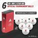 М'ячі для настільного тенісу Joola Prime 40+ White 6 шт (40031) Joola_930814 фото 3