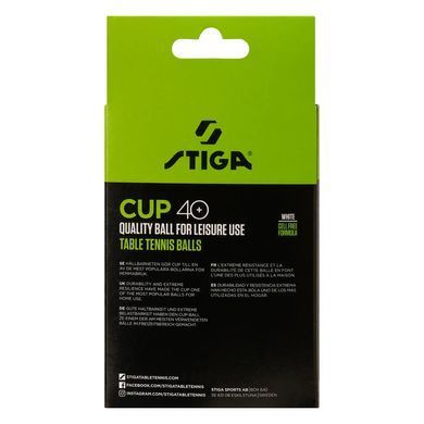 М'ячі для настільного тенісу Stiga Cup ABS 12 шт (1110-2510-12) Stiga_931161 фото