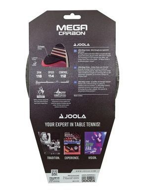 Ракетка для настольного тенниса Joola Mega Carbon (54205) Joola_930759 фото