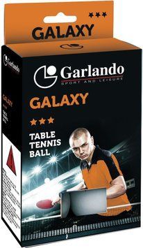 М'ячі для настільного тенісу 6 шт. Garlando Galaxy 3 Stars (2C4-119) Garlando_929523 фото