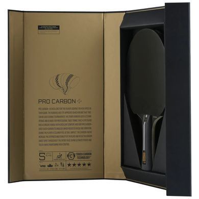 Ракетка для настольного тенниса Stiga Pro Carbon Plus 5 Star FL (1215-2820-01) Stiga_931105 фото